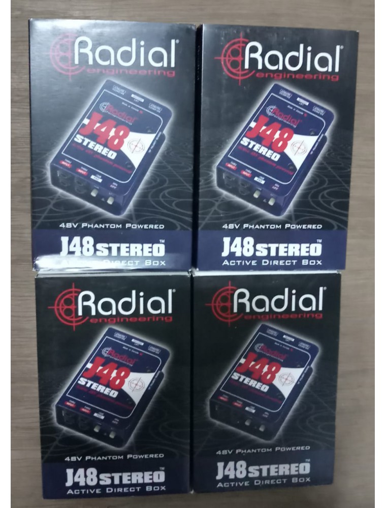 Radial J48 Stereo 2 - Channel Active Instrument Direct Box